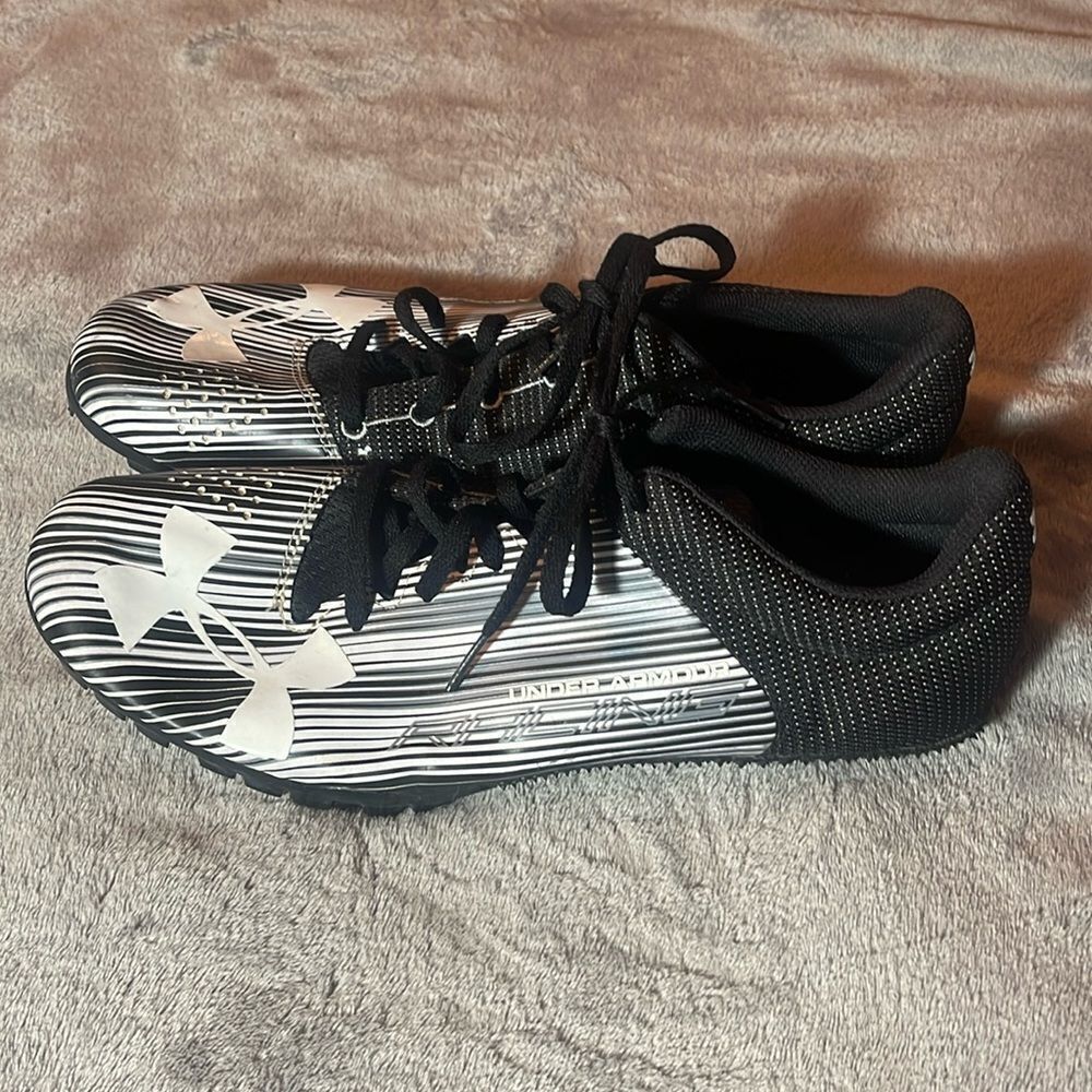 Under armor track racing cleats size 10.5 womens
